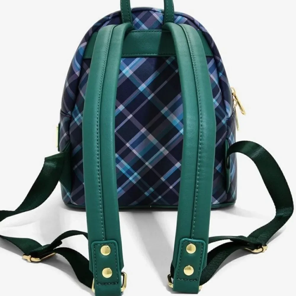 Loungefly Disney A Bug's Life Heimlich Plaid Mini Backpack and Cardholder